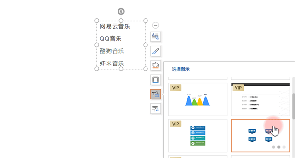 怎么在PPT中把文字转成图示？