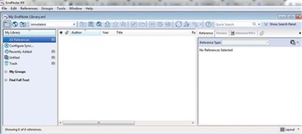 EndNoteX9(文献管理软件)软件使用教程