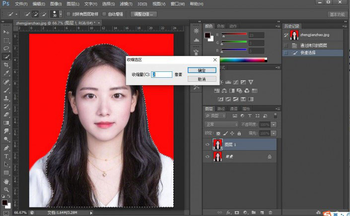 PS怎么更换证件照底色？Photoshop CS6更换证件照底色详细教程