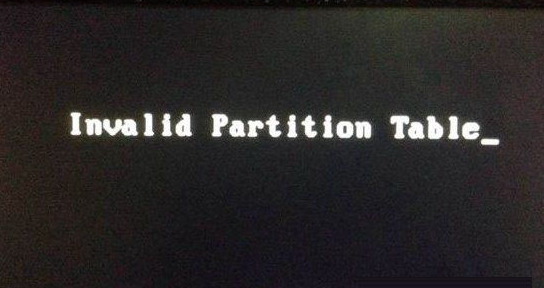 Win10开机提示Invalid Partition Table怎么办？