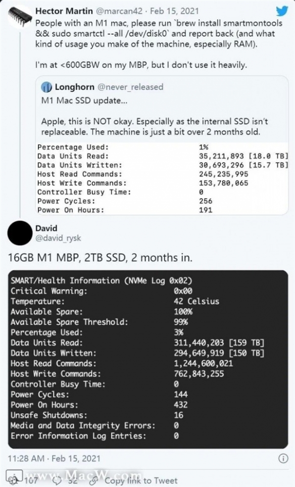 苹果出手：新MacOS修复M1机型SSD过度磨损问题