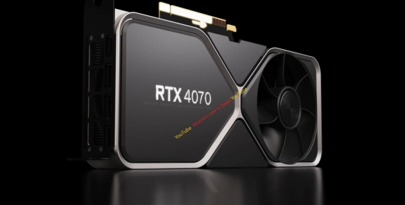 RTX4070公版显卡渲染图：双槽厚度好评 大风扇很静音