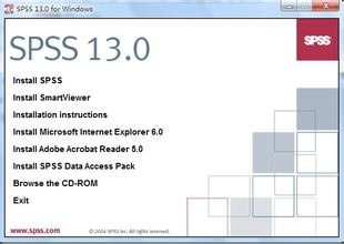 SPSS 13.0 中文版软件截图（1）