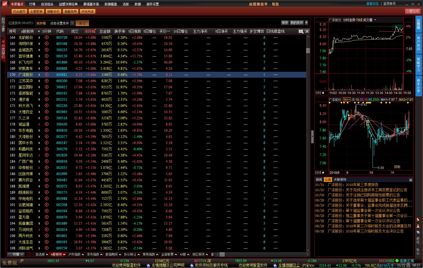 益盟操盘手智盈 2.3.1软件截图（4）