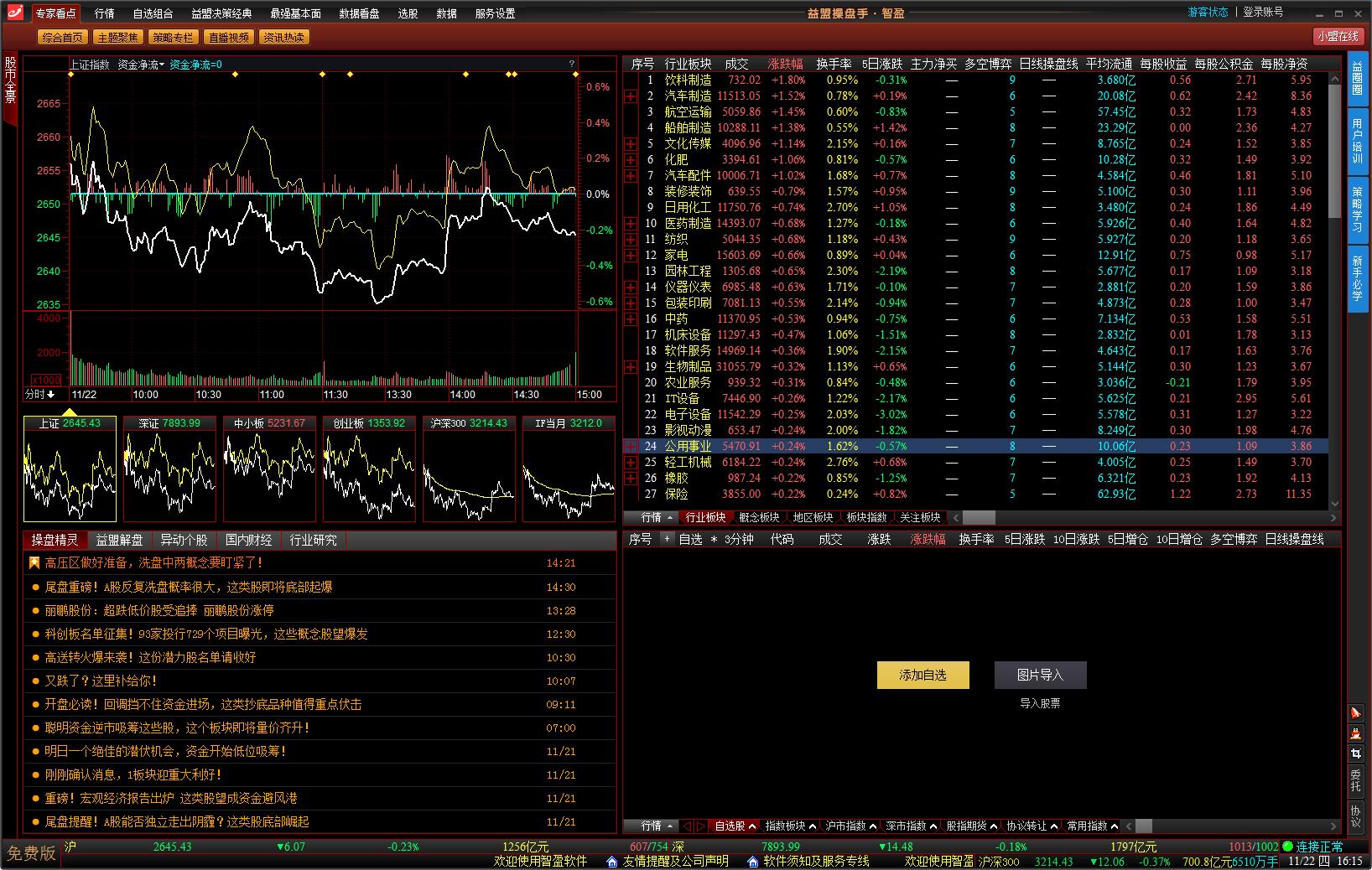 益盟操盘手智盈 2.3.1软件截图（5）