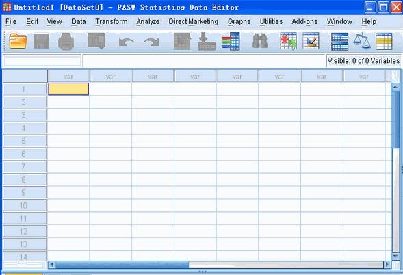 SPSS18.0 中文版软件截图（1）