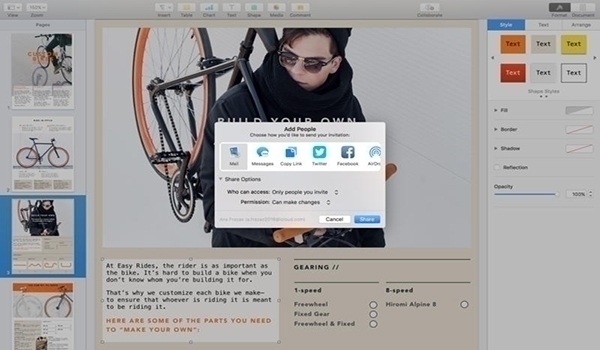 Pages For Mac 6.1软件截图（1）