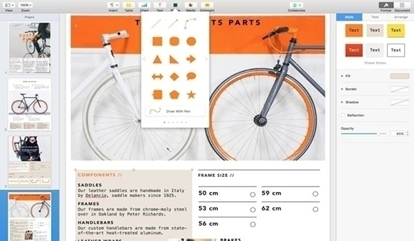 Pages For Mac 6.1软件截图（3）