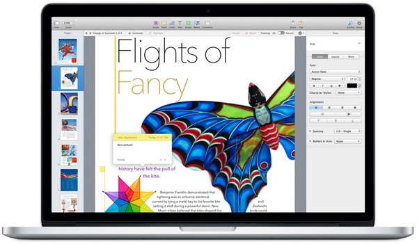 iWork 2015 For Mac 免费版软件截图（3）