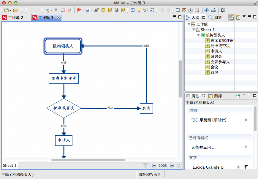 XMind 2013商业思维导图软件 3.5.2软件截图（2）