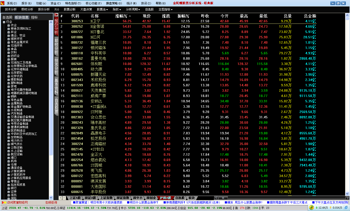 金陀螺股票分析软件 2.9软件截图（2）