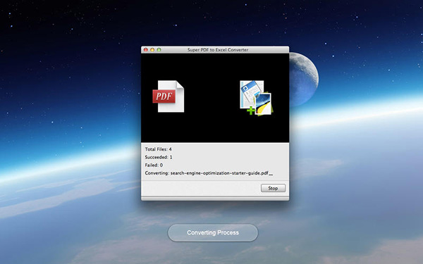 Super PDF to Excel Converter for Mac 3.1.25软件截图（1）