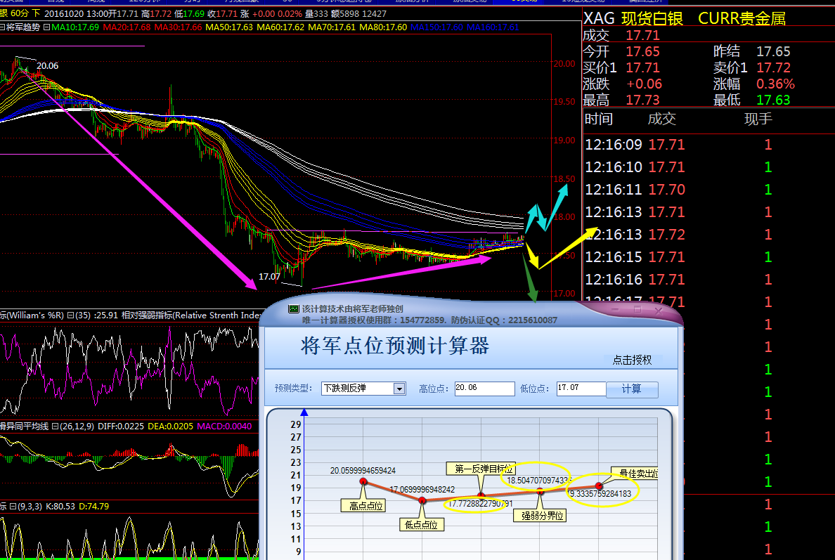 将军点位预测计算器 1.00软件截图（2）