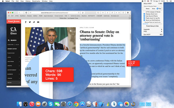 Word Count Popup for Mac v2.25软件截图（2）