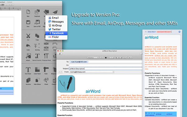 airWord Lite for Mac 1.0.2软件截图（1）