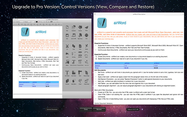 airWord Lite for Mac 1.0.2软件截图（2）