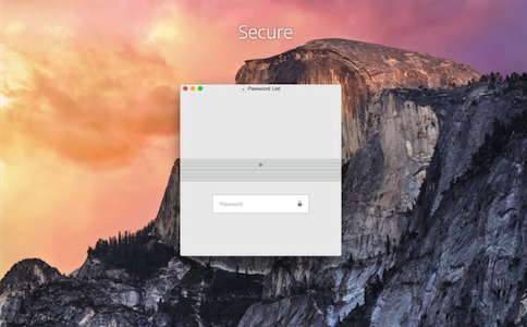 Password List For Mac 2.0软件截图（1）