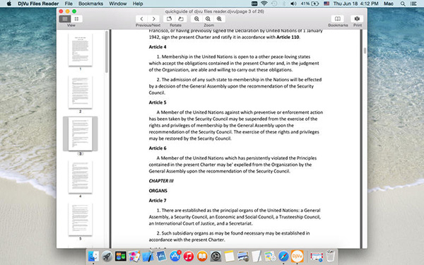 DjVu文件阅读器For Mac 1.0软件截图（2）