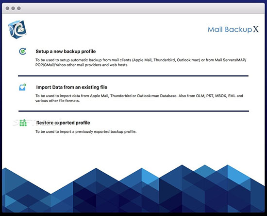 Mail Backup X For Mac 1.35软件截图（3）