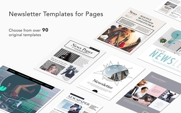 Newsletters Templates Pages For Mac 1.2软件截图（3）