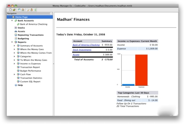 Money Manager Ex For Mac 1.27软件截图（2）