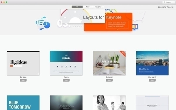 Layouts Lab For Keynote For Mac 3.1.5软件截图（1）