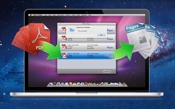 PDF to Pages For Mac 2.3.0软件截图（1）