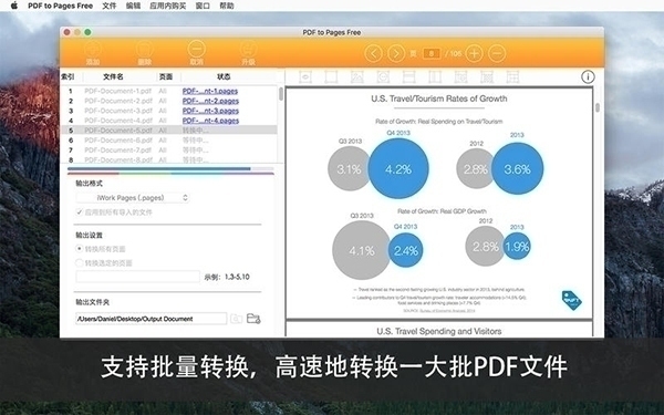 PDF to Pages Free For Mac 3.1软件截图（2）
