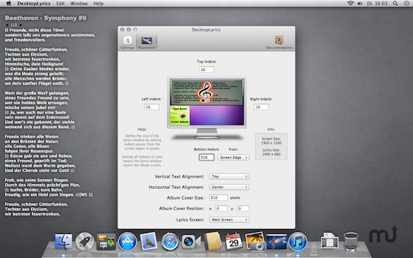 DesktopLyrics For Mac 2.6.10软件截图（1）