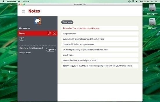 Remember For Mac 1.2.3软件截图（1）