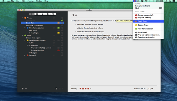 Easy2do For Mac 1.2.5软件截图（2）