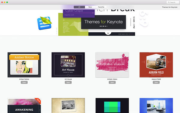 Jumsoft Themes Keynote For Mac 5.1.5软件截图（1）