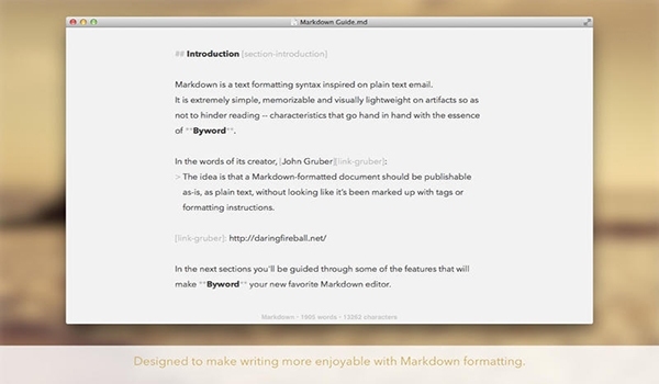 Byword For Mac 2.8软件截图（2）