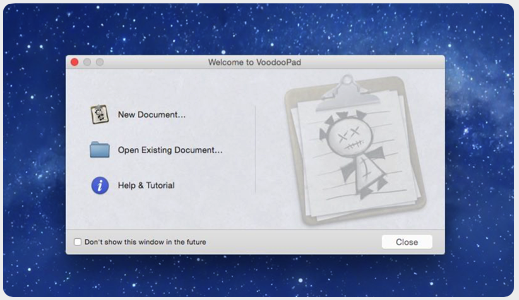 VoodooPad For Mac 5.1.6软件截图（1）