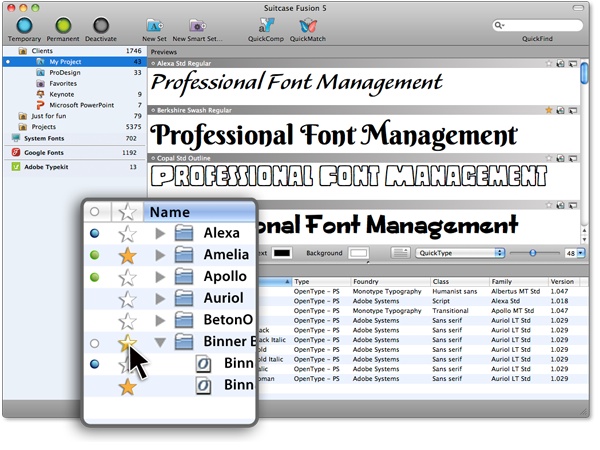 Suitcase Fusion For Mac 18.2.0软件截图（1）