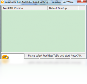 EasyTable For AutoCAD 1.0软件截图（1）