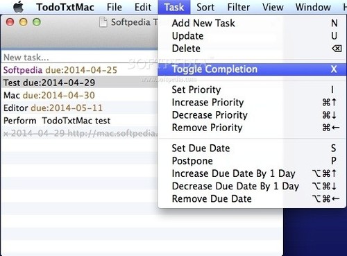 TodoTxtMac Mac版 2.4.0 正式版软件截图（1）