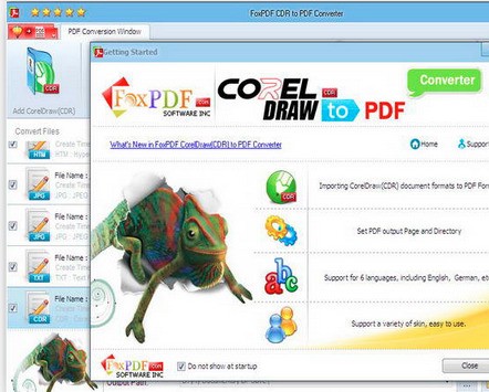 CDR to PDF Converter 官方最新版v3.0软件截图（1）