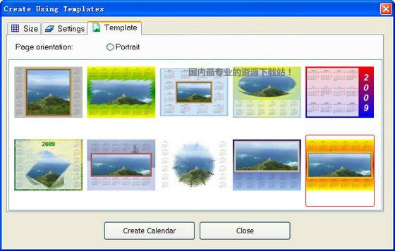 日历制作软件(Photo Calendar Maker) 2.51 完美绿色版软件截图（1）