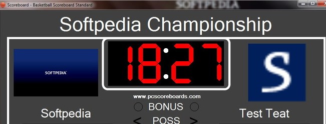 Basketball Scoreboard Standard 2.0.9 正式版软件截图（1）