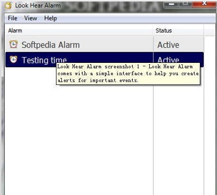 Look Hear Alarm 1.0 正式版软件截图（1）