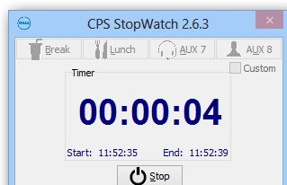 CPS StopWatch 2.10 正式版软件截图（1）