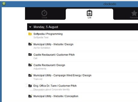 clockodo 1.0.0.1 正式版软件截图（1）