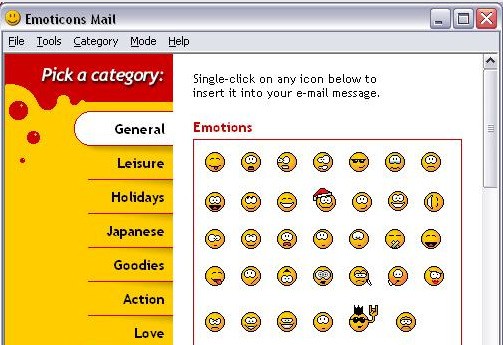 Emoticons Mail 3.20 正式版软件截图（1）