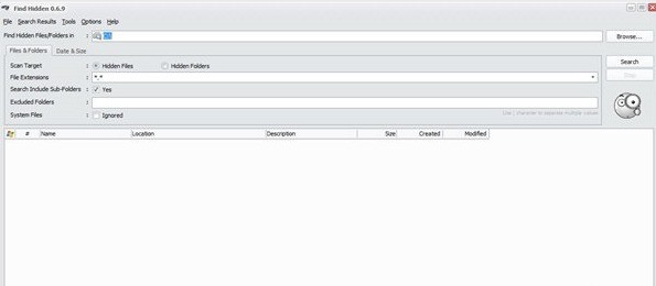 Findhidden 0.6.9软件截图（1）