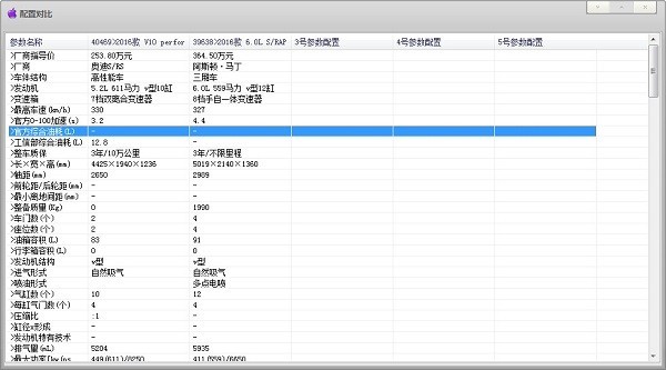 汽车一览表软件 2017软件截图（1）