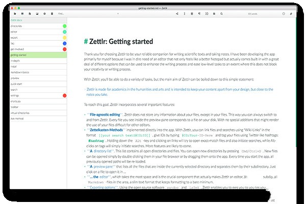 Zettlr for mac 1.3.0软件截图（2）