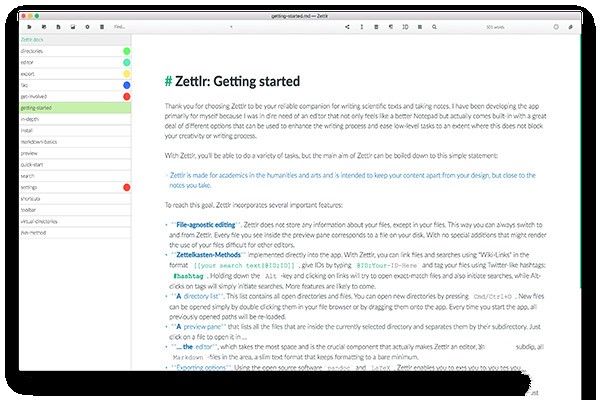 Zettlr for mac 1.3.0软件截图（3）