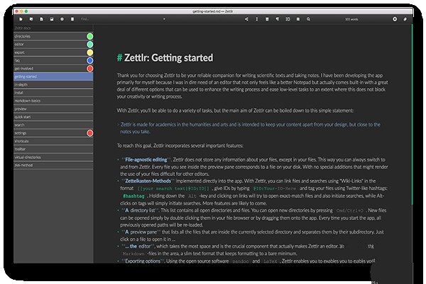 Zettlr for mac 1.3.0软件截图（4）