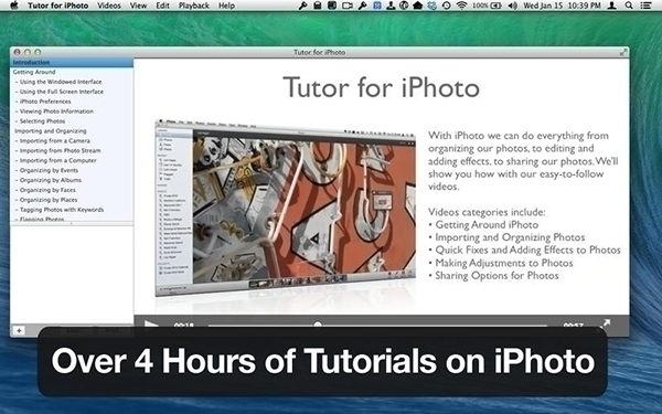 Tutor for iPhoto for Mac 1.5软件截图（4）